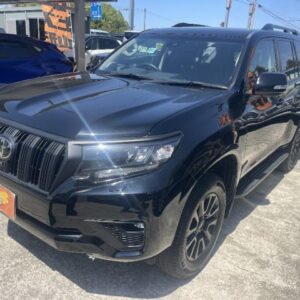2023 Toyota Land Cruiser Prado black diesel used car Japan export