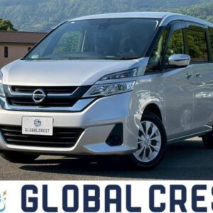 2019 Nissan Serena silver gasoline used car Japan export