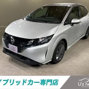 2023 Nissan Note silver hybrid used car Japan export