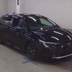 2023 Toyota Corolla Touring black gasoline used car Japan export