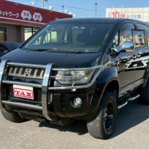 2008 Mitsubishi Delica D:5 black gasoline used car Japan export
