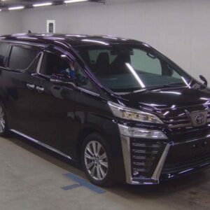 2021 Toyota Vellfire black gasoline used car Japan export