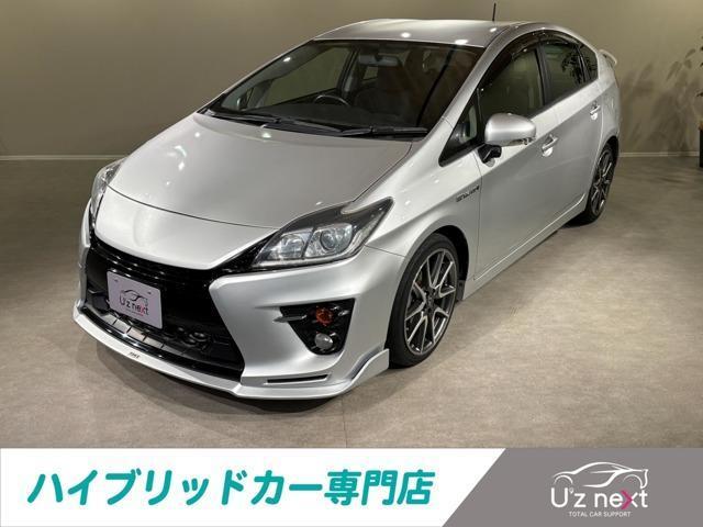 Ref:AUX-23996172 TOYOTA PRIUS 2013 1 2013 Toyota Prius silver hybrid used car Japan export