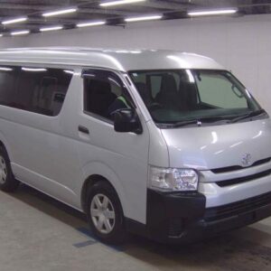 2017 Toyota Hiace Wagon silver gasoline used car Japan export