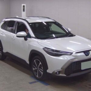 2023 Toyota Corolla Cross pearl gasoline used car Japan export