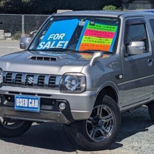 2015 Suzuki Jimny silver gasoline used car Japan export