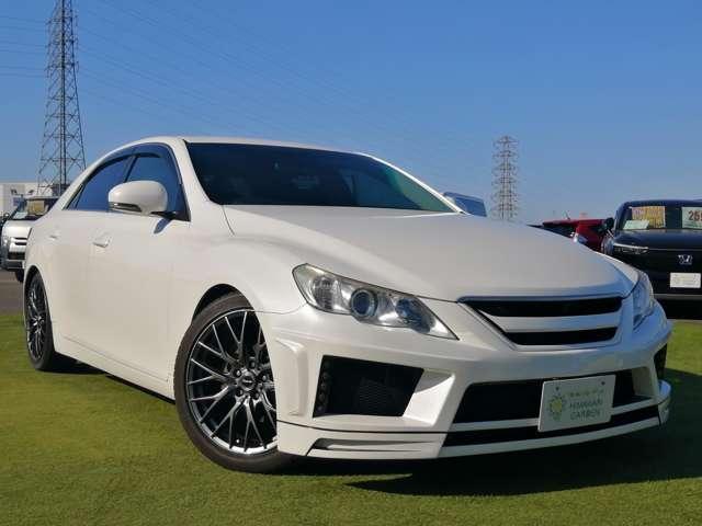 Ref:AUX-24004842 TOYOTA MARK X 2011 1 2011 Toyota Mark X pearl gasoline used car Japan export