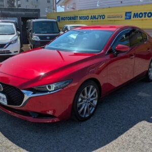 2019 Mazda Mazda3 Sedan red gasoline used car Japan export