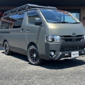 2021 Toyota Hiace Van gunmetal diesel used car Japan export