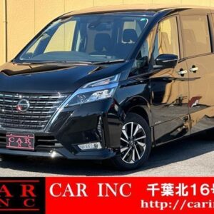 2022 Nissan Serena black hybrid used car Japan export