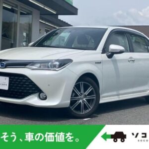 2016 Toyota Corolla Axio pearl gasoline used car Japan export
