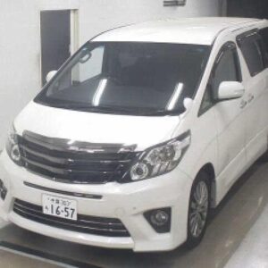 2014 Toyota Alphard pearl gasoline used car Japan export
