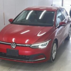 2021 Volkswagen Golf red gasoline used car Japan export