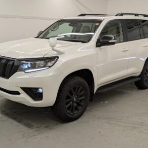 2023 Toyota Land Cruiser Prado white gasoline used car Japan export