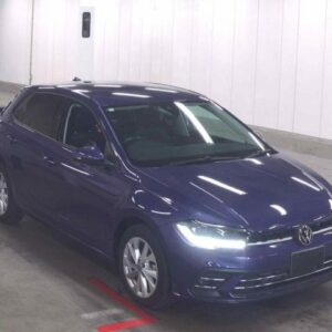 2023 Volkswagen Polo purple gasoline used car Japan export