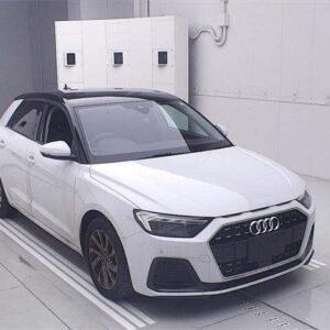 2022 Audi A1 Sportback white gasoline used car Japan export