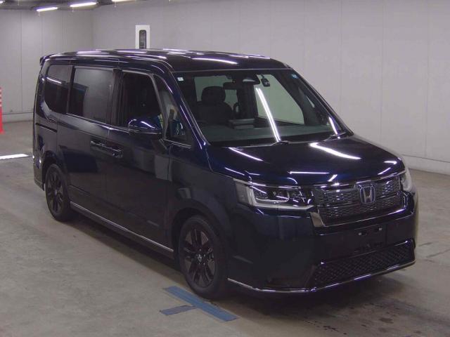 Ref:AUX-24008998 HONDA STEPWAGON SPADA 2024 1 2024 Honda Stepwagon Spada black gasoline used car Japan export