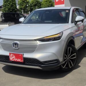 2021 Honda Vezel pearl hybrid used car Japan export