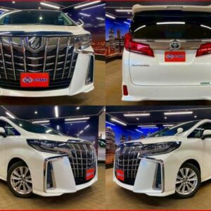2021 Toyota Alphard pearl gasoline used car Japan export