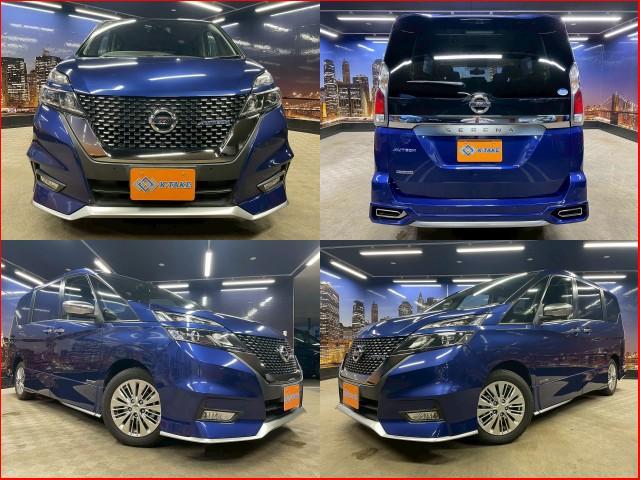 Ref:AUX-24013274 NISSAN SERENA 2019 1 2019 Nissan Serena blue gasoline used car Japan export
