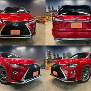 2015 Lexus Rx red gasoline used car Japan export