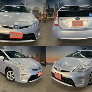 2012 Toyota Prius blue gasoline used car Japan export