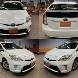 2012 Toyota Prius pearl gasoline used car Japan export