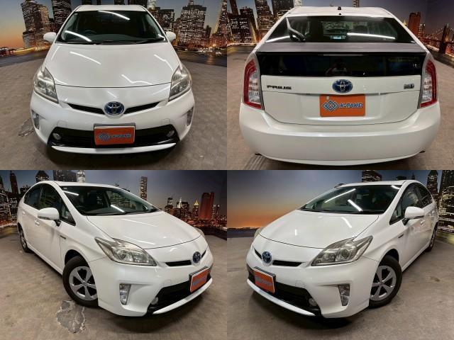 Ref:AUX-24013708 TOYOTA PRIUS 2012 1 2012 Toyota Prius pearl gasoline used car Japan export