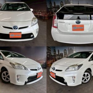 2012 Toyota Prius pearl gasoline used car Japan export