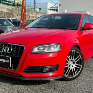 2009 Audi A3 red gasoline used car Japan export