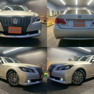 2014 Toyota Crown Majesta silver gasoline used car Japan export