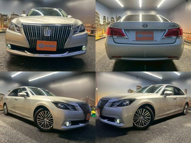 Ref:AUX-24013776 TOYOTA CROWN MAJESTA 2014 1 2014 Toyota Crown Majesta silver gasoline used car Japan export