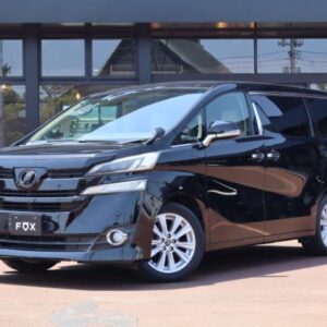 2016 Toyota Vellfire black gasoline used car Japan export