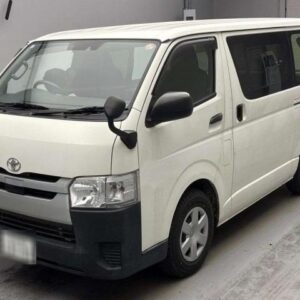 2018 Toyota Hiace Van white gasoline used car Japan export