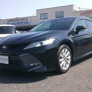 2017 Toyota Camry black gasoline used car Japan export