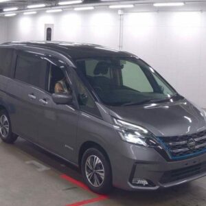 2022 Nissan Serena gray gasoline used car Japan export