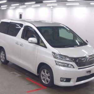 2014 Toyota Vellfire pearl gasoline used car Japan export