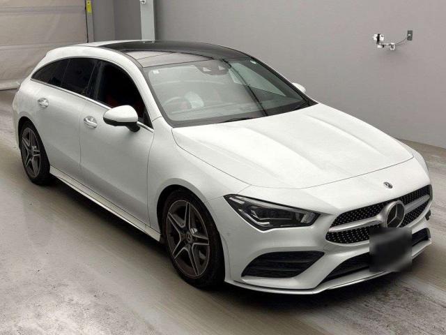 Ref:AUX-24022858 MERCEDES BENZ CLA-CLASS SHOOTING BRAKE 2019 1 2019 Mercedes Benz Cla-Class Shooting Brake white diesel used car Japan export