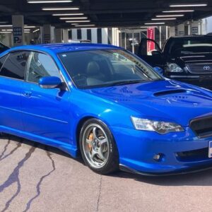 2005 Subaru Legacy B4 blue gasoline used car Japan export