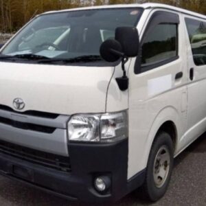 2018 Toyota Hiace Van white diesel used car Japan export