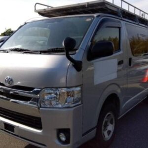 2019 Toyota Hiace Van silver diesel used car Japan export