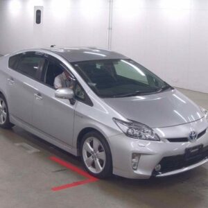 2015 Toyota Prius silver gasoline used car Japan export