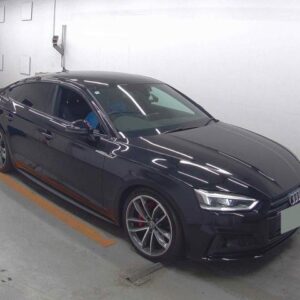 2018 Audi S5 Sportback black gasoline used car Japan export