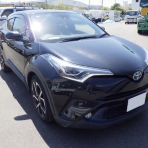 2018 Toyota C-Hr black gasoline used car Japan export
