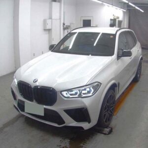 2020 Bmw X5 M white gasoline used car Japan export