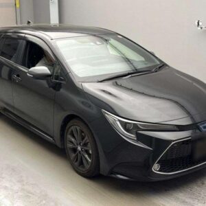 2021 Toyota Corolla Touring black gasoline used car Japan export