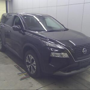 2023 Nissan X-Trail black gasoline used car Japan export