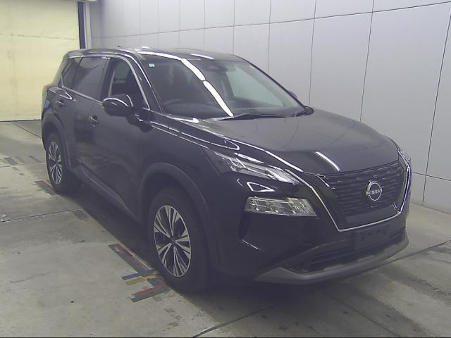 Ref:AUX-24030695 NISSAN X-TRAIL 2023 1 2023 Nissan X-Trail black gasoline used car Japan export