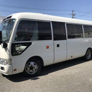 2016 Toyota Coaster white diesel used car Japan export