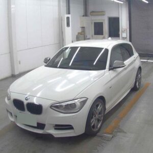 2014 Bmw 1 Series white gasoline used car Japan export